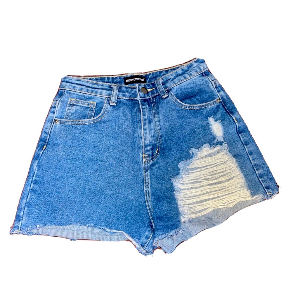 Pretty little thing denim shorts